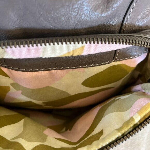 Fossil Bohemian Hippie Brown Leather Morgan Travel Crossbody - Picture 2 of 12